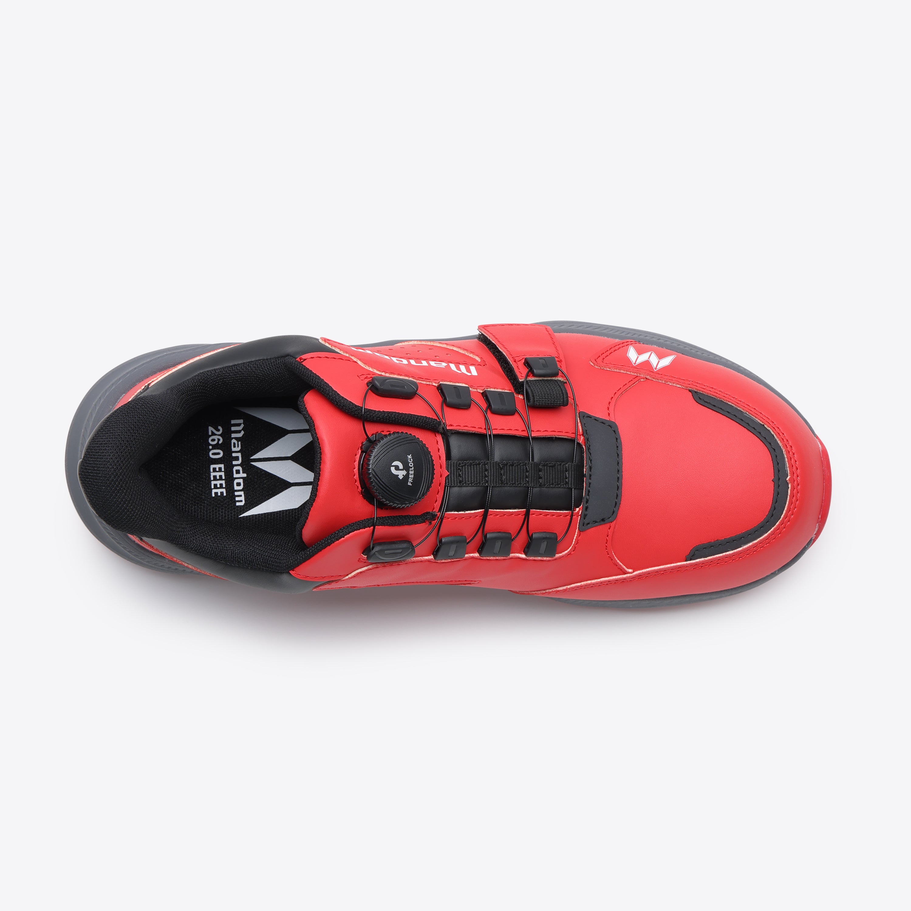 ダイヤルタイプの先芯入り ワークシューズマンダムDIAL EZ＃919のアッパー