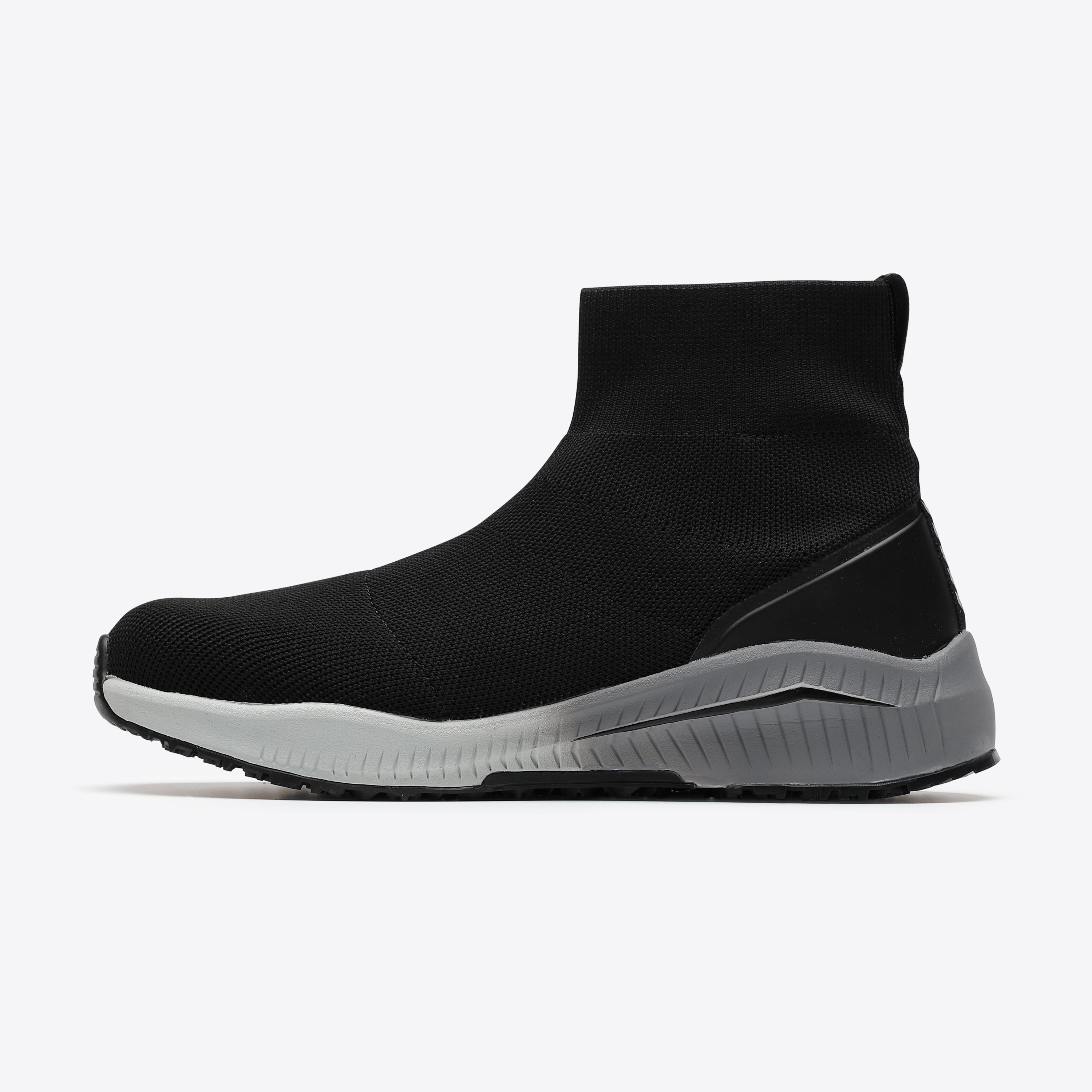 マンダムニットSOC＃203　ブラックの左足