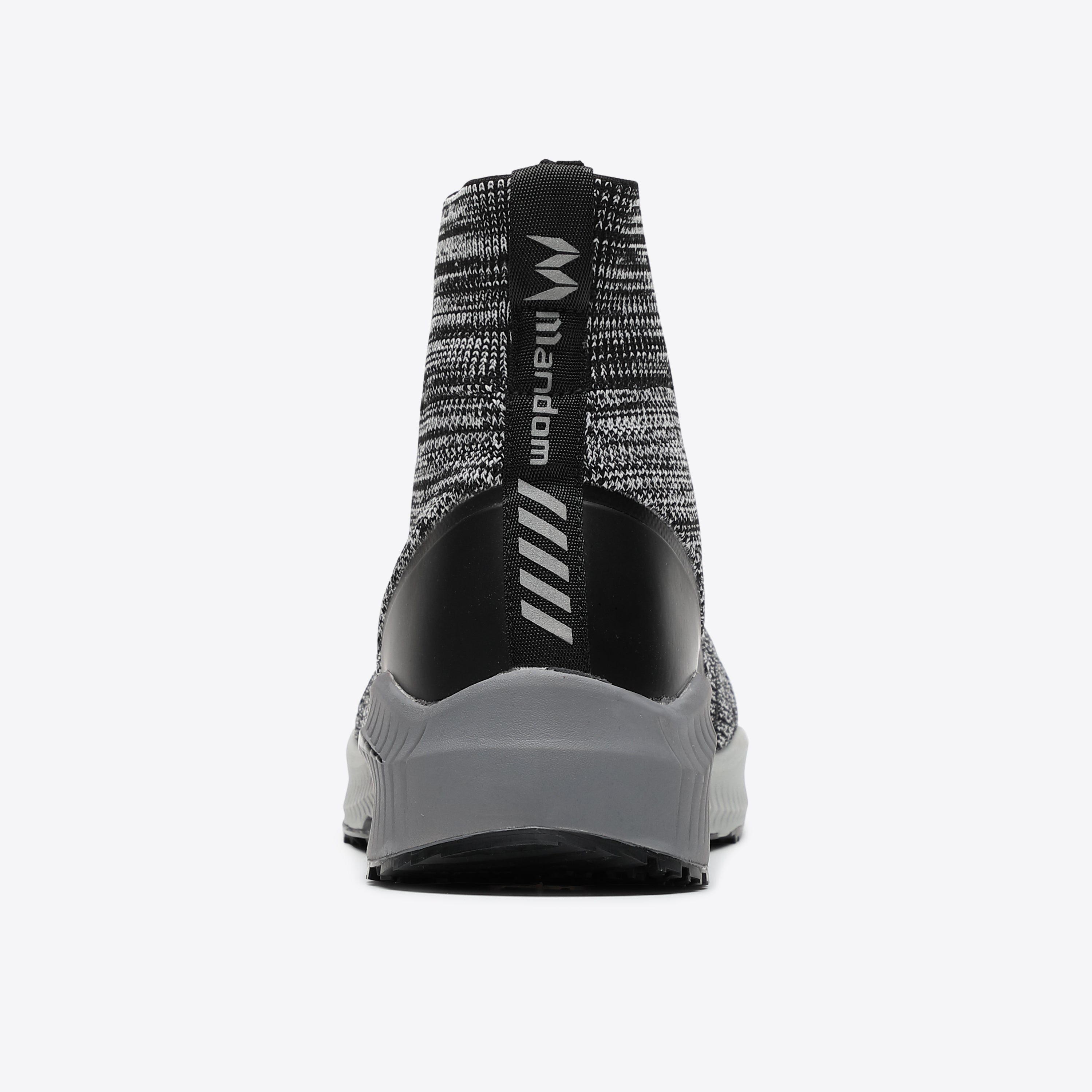 マンダムニットSOC＃203　グレーのつま先