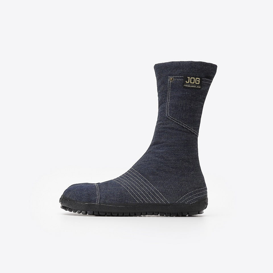 プロガードジョグ10枚デニムの左向き画像