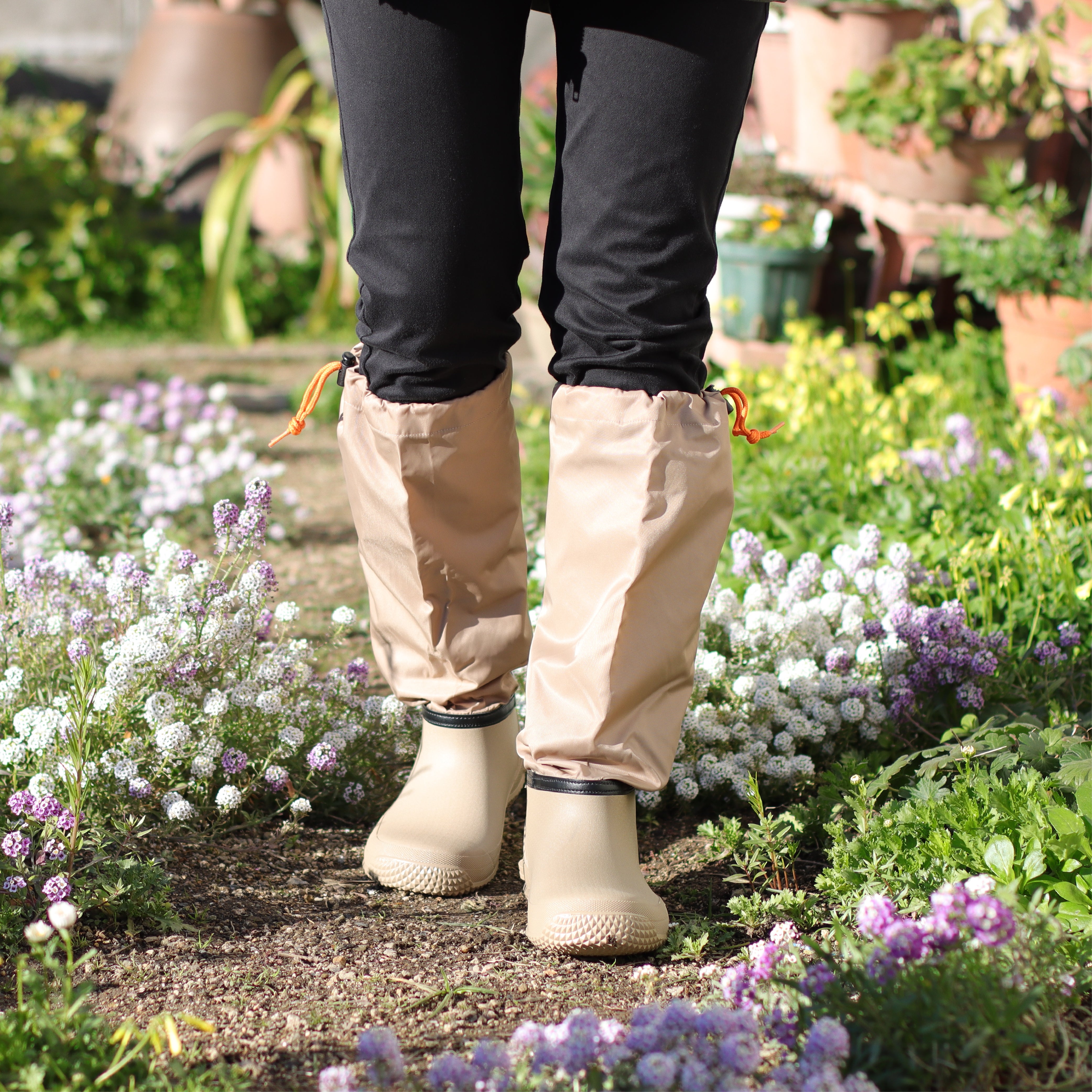 マンダム#60 Actiboots　ベージュの着用画像