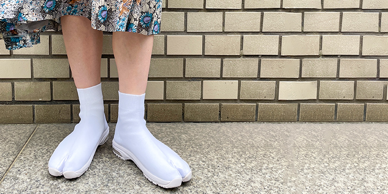 公式【丸五】Knit Tabi Boots ブラック (23.0ｃｍ)/hitoe